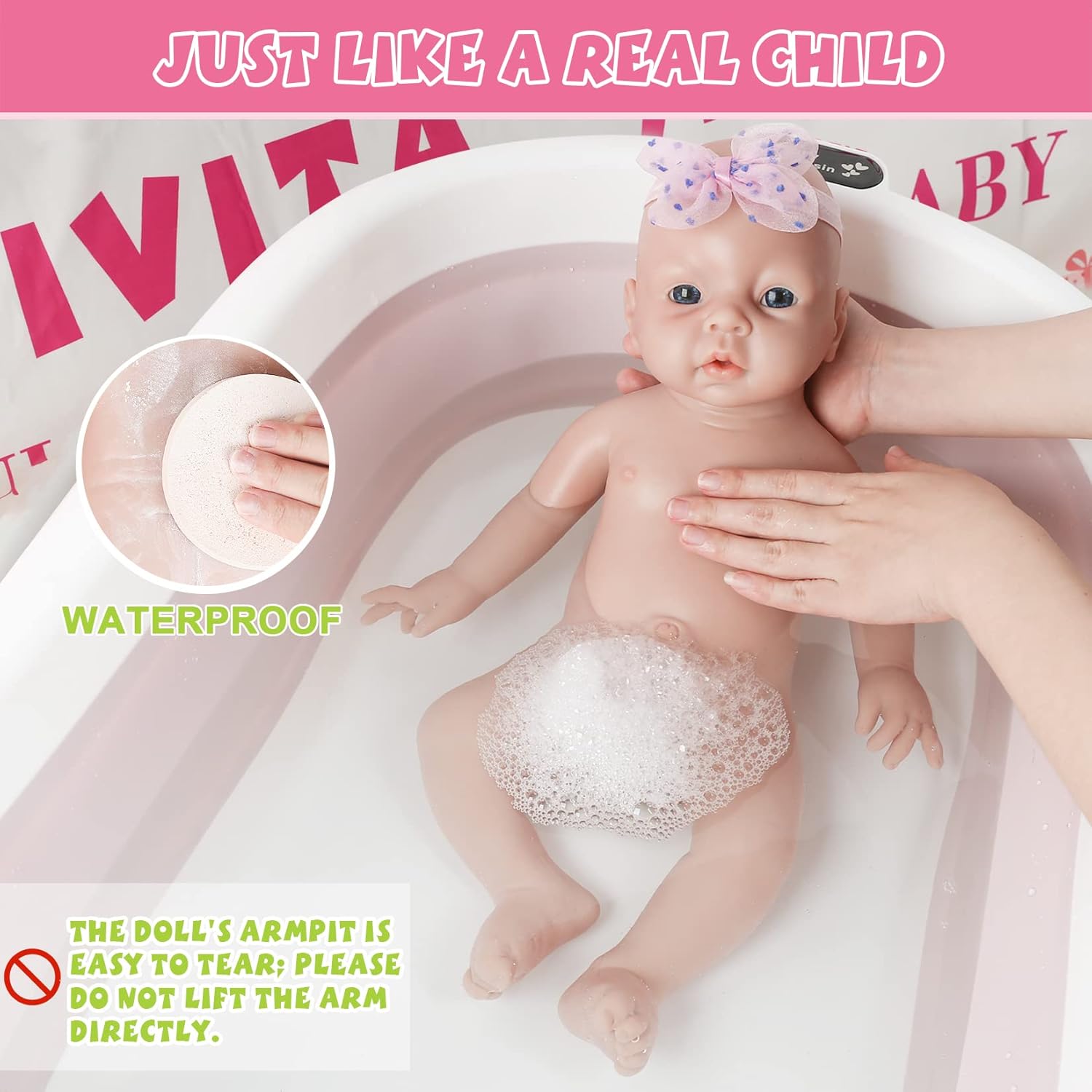 IVITA Silicone Baby Doll-description-2